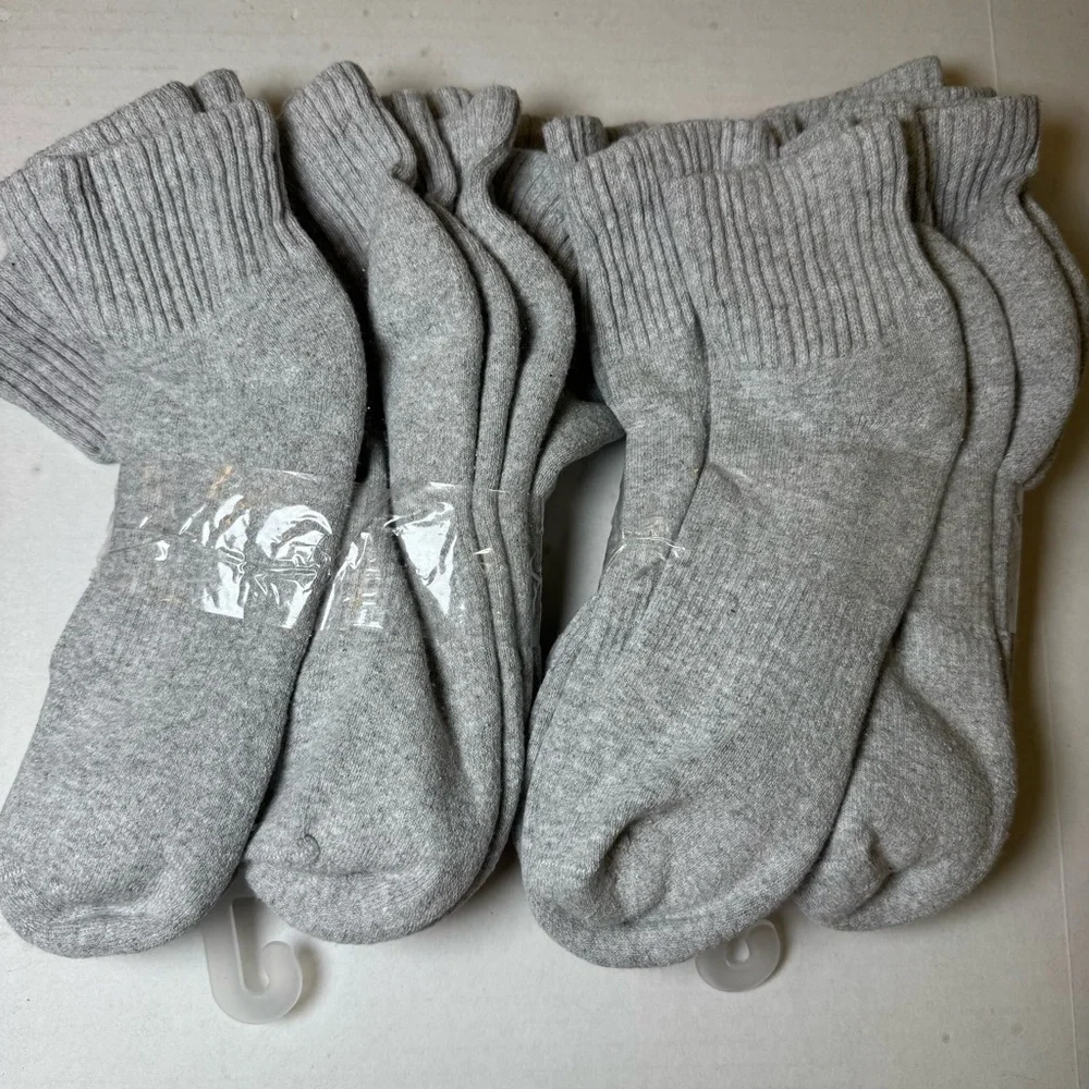 PowerSox Men's Cushion No Show Socks 12 Pairs
